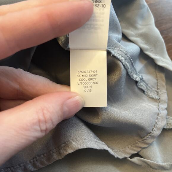 NWT Gap Gray Skirt In Flowy Gauzey Material Sz XL Normcore Fallcore Whimsygoth - Picture 9 of 10